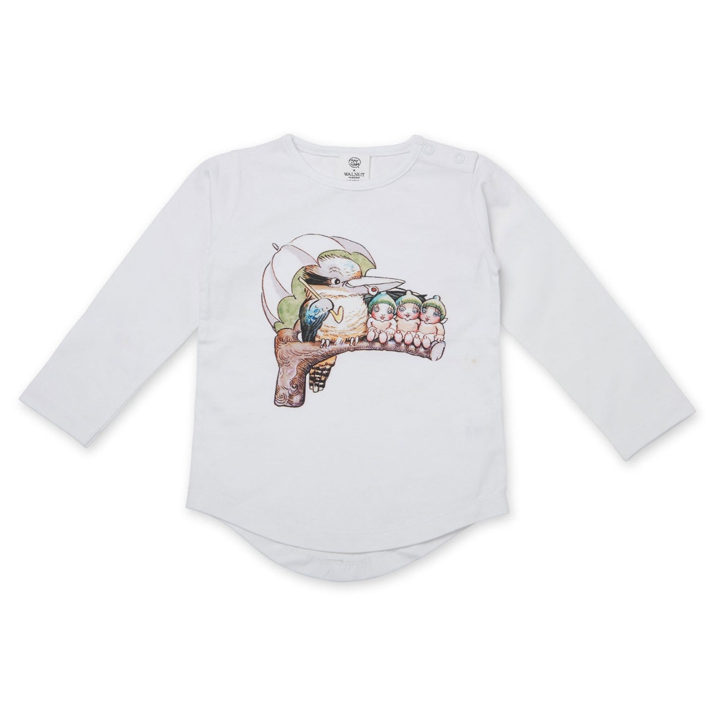 May Gibbs x Walnut Melbourne Leo Long Sleeve Tee Gumnut Babies