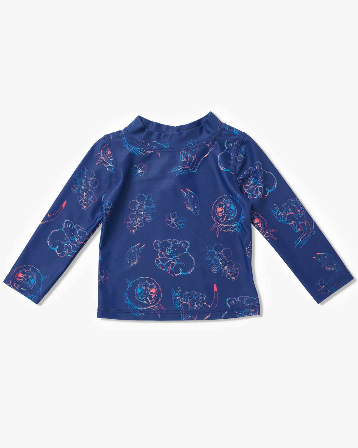 May Gibbs x Walnut Melbourne Cisco Long Rashie Rainbows Navy