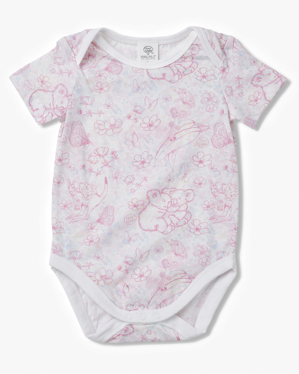 May Gibbs X Walnut Melbourne Wren Onesie Fairy Floss