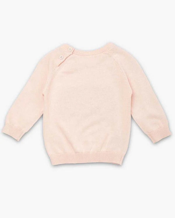 May Gibbs x Walnut Melbourne Cuddle Knit Jumper Bush Baby Pink