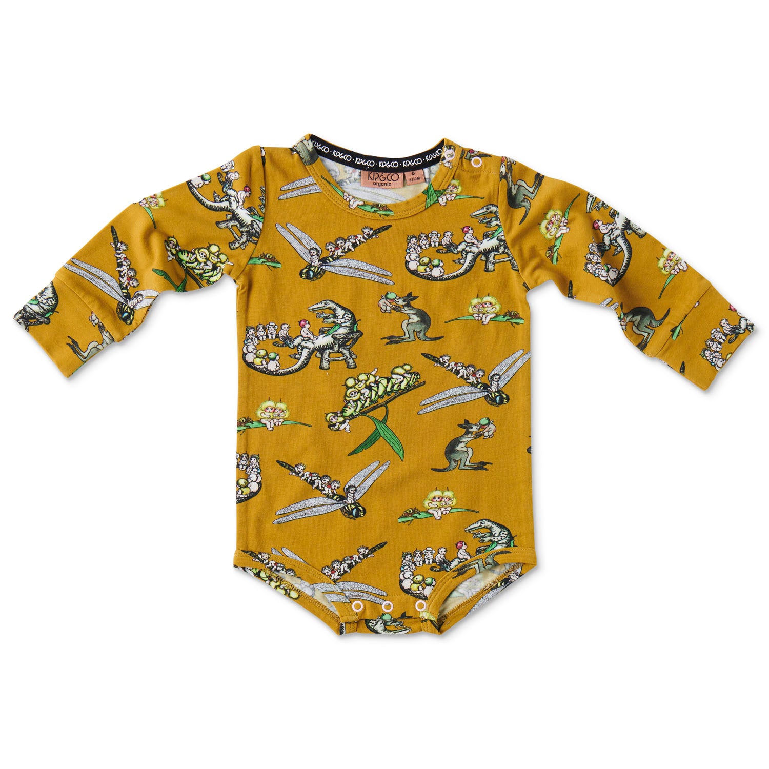 May Gibbs X Kip&Co Desert Daycare Organic Long Sleeve Romper