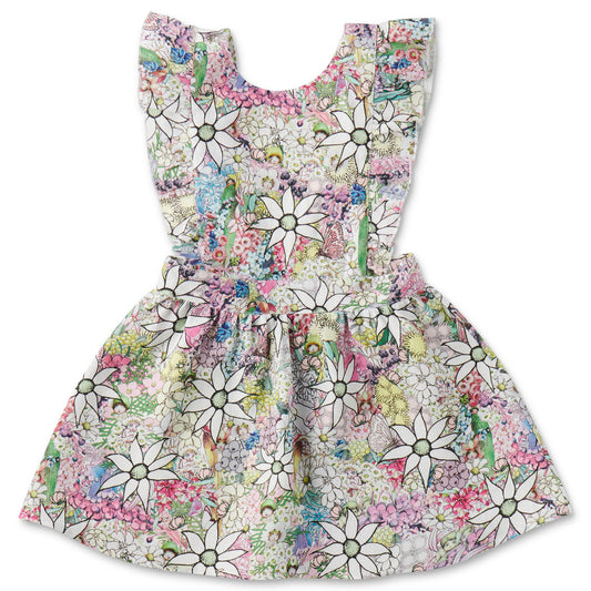 May Gibbs X Kip&Co Flora And Fauna Linen Frill Party Dress