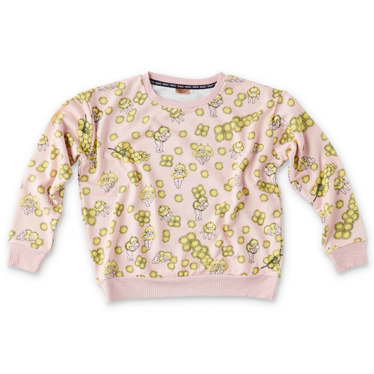 May Gibbs X Kip&Co Wattle Dance Pink Adults Sweater