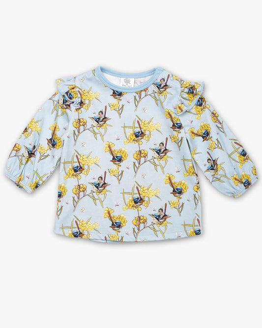 May Gibbs x Walnut Melbourne Leah Long Sleeve Morning Wren