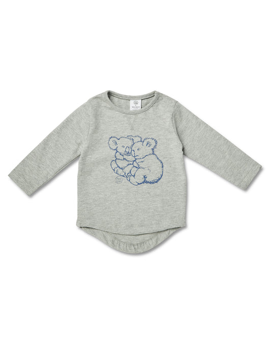 May Gibbs x Walnut Melbourne Leo Long Sleeve Tee Koala Cuddles