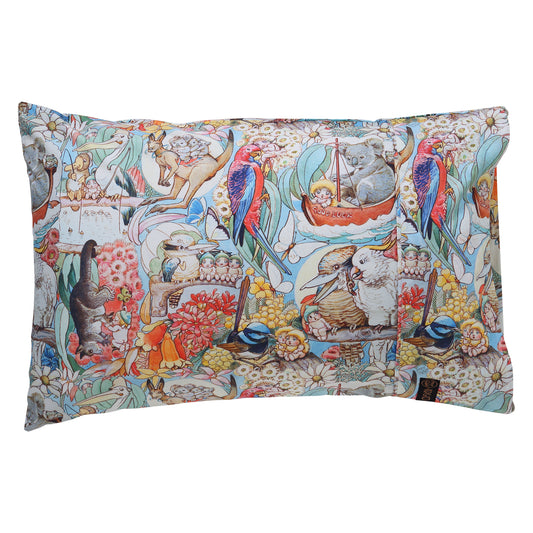 May Gibbs x Kip&Co Bush Friends Organic Cotton Pillowcase