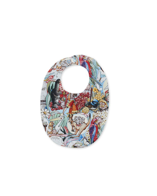 May Gibbs x Walnut Melbourne Brooklyn Organic Cotton Bib Storytime