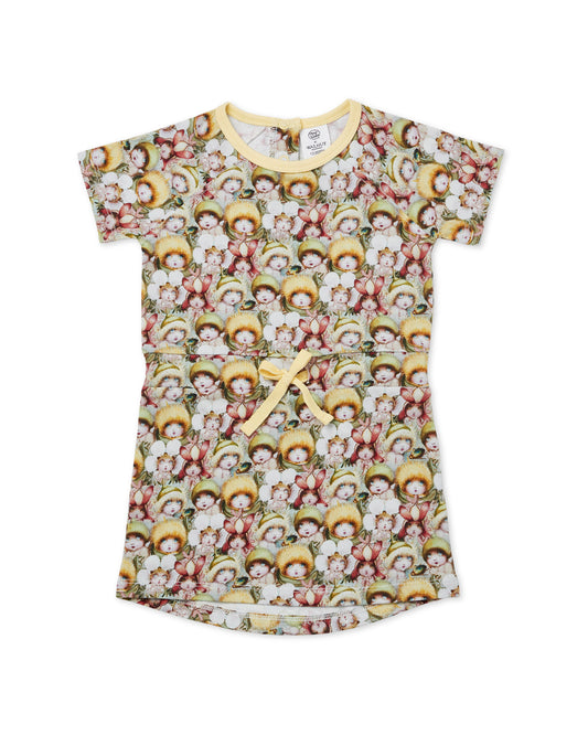 May Gibbs x Walnut Melbourne Holly Dress Baby Face