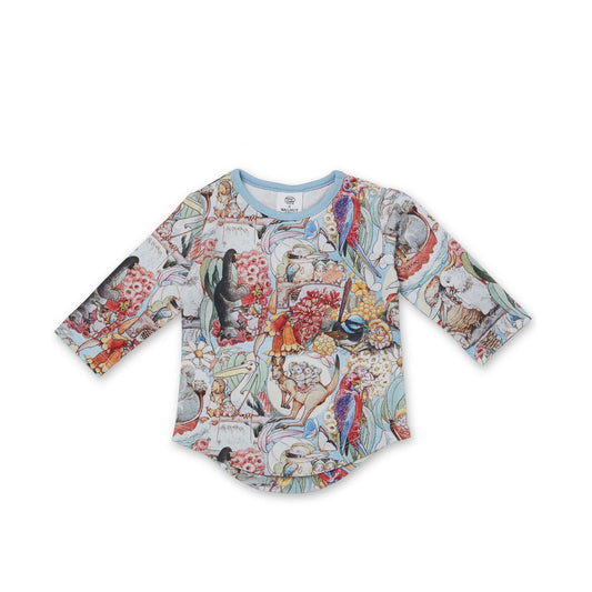May Gibbs x Walnut Melbourne Leo Long Sleeve Tee Storytime