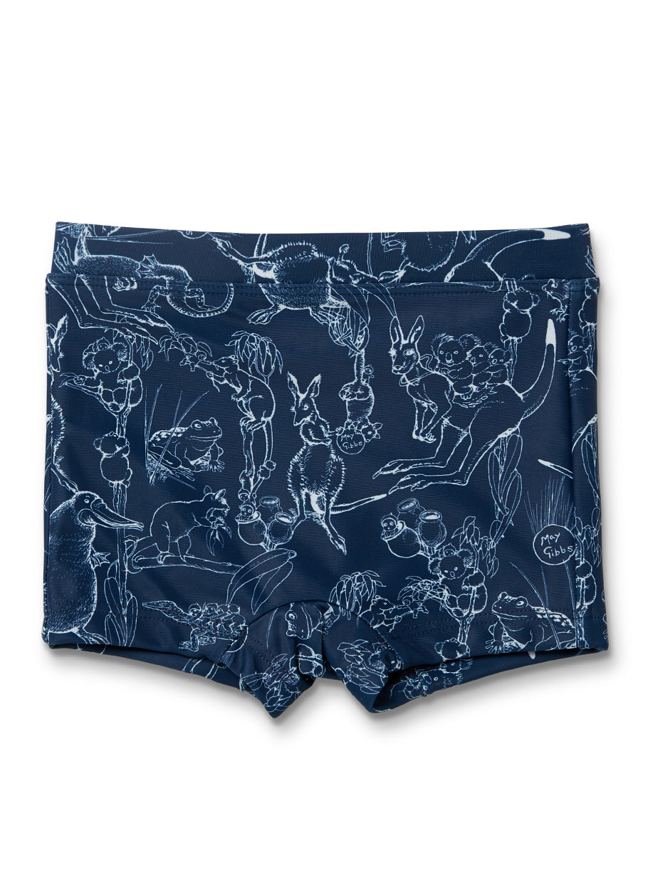 May Gibbs x Walnut Melbourne Molly Short Bush Dance Navy