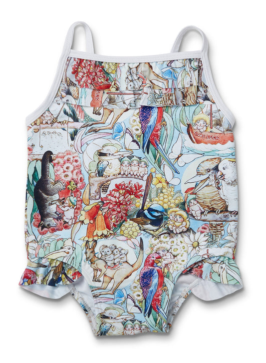 May Gibbs x Walnut Melbourne Pearl Frill Bather Storytime