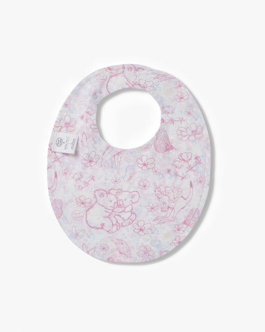 May Gibbs x Walnut Melbourne Brooklyn Bib - Fairy Floss