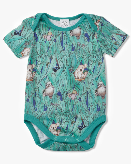 May Gibbs x Walnut Melbourne Wren Onesie Peek-a-Boo