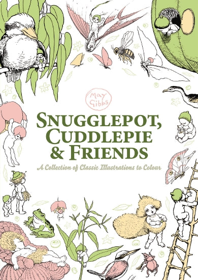 May Gibbs Snugglepot, Cuddlepie & Friends Adult Colouring Book