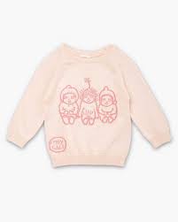 May Gibbs x Walnut Melbourne Cuddle Knit Jumper Bush Baby Pink