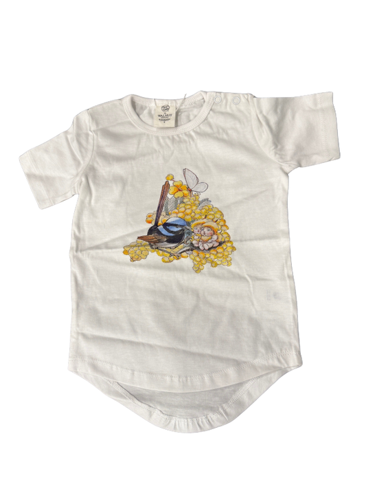 May Gibbs x Walnut Melbourne Frankie Tee Wattle Wren