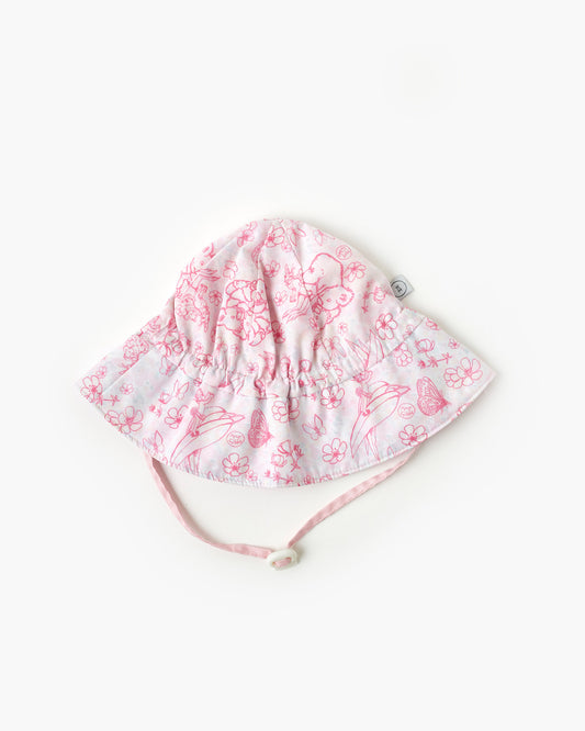 May Gibbs x Walnut Melbourne Sunny Sunhat Fairy Floss