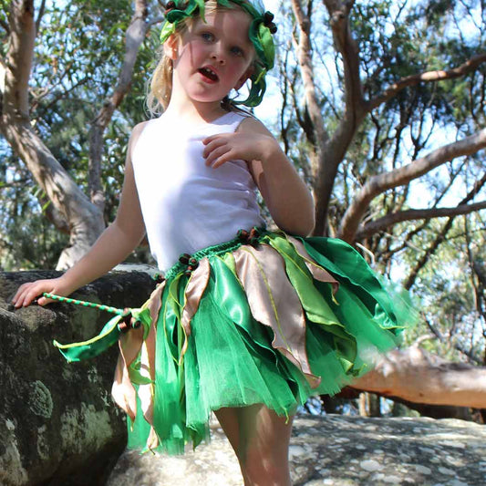 May Gibbs Dress Ups: Gum Blossom Skirt - Green